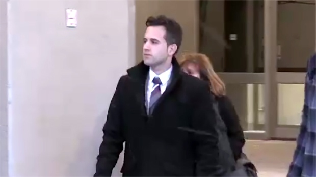 Miguel Chacon-Perez leaves the courthouse in London, Ont. in Nov. 2018. (Nick Paparella / CTV London)