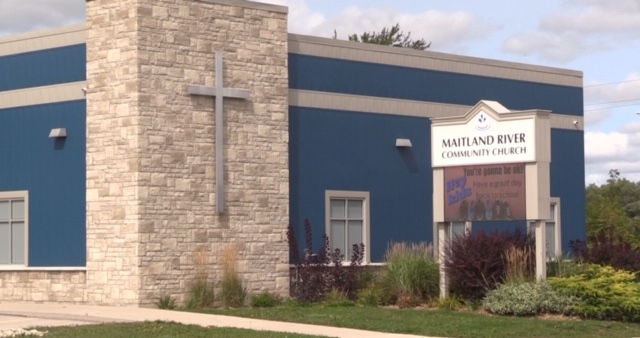 The Maitland River Community Church in Wingham, Ont. is seen Monday, Sept. 14, 2020. (Scott Miller / CTV News)