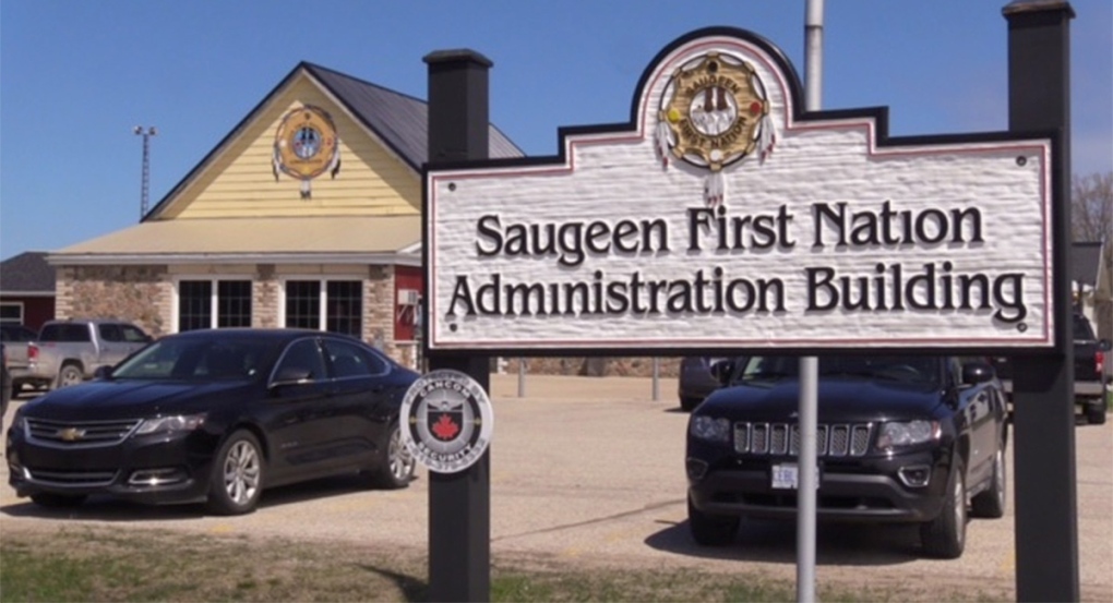 The offices of the Saugeen Ojibway Nation. (Scott Miller / CTV News)