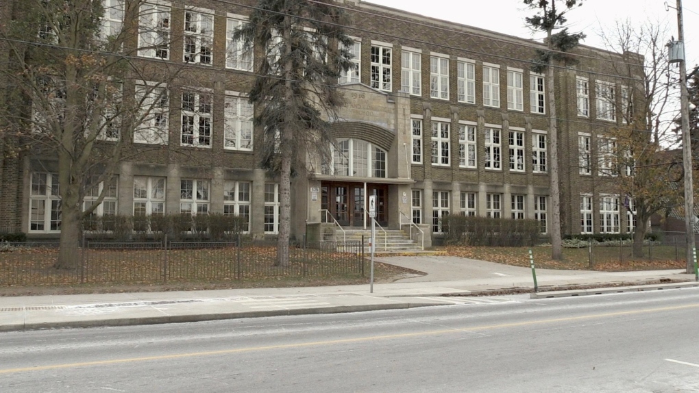 H.B. Beal Secondary School in London, Ont., as seen on Nov. 21, 2022. (Jim Knight/CTV News London) 