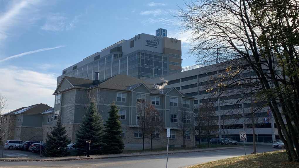 Children's Hospital at 800 Commissioners Rd. east in London, Ont. as seen on Nov. 22, 2022. (Bryan Bicknell/CTV News London)