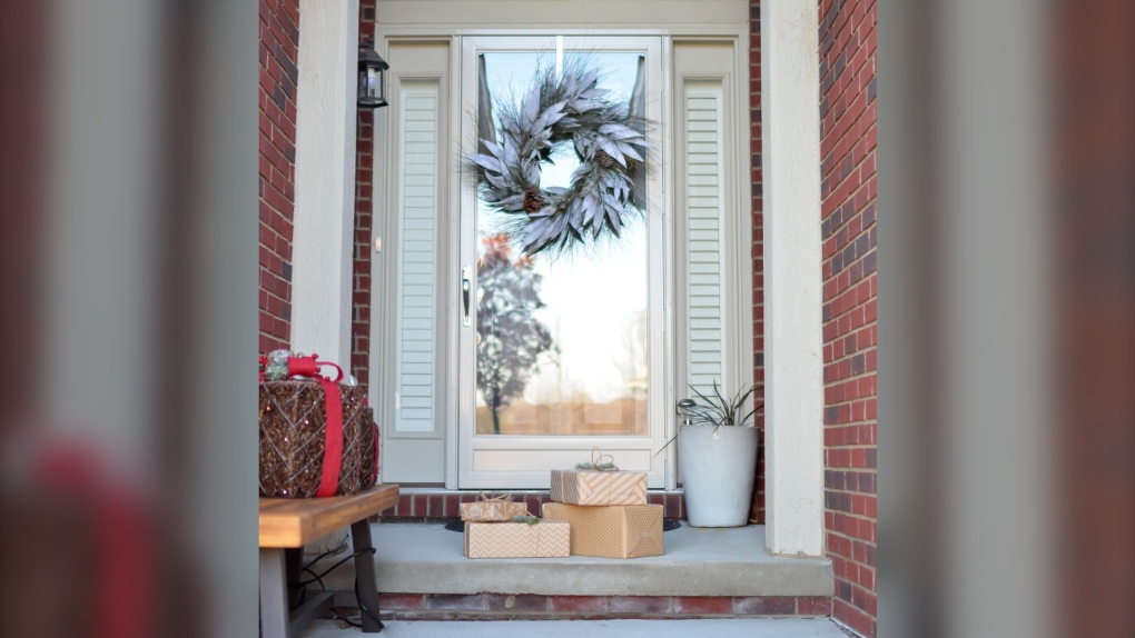 Packages are seen at the front door of a home in this stock image. (Source: Element5 Digital/Pexels) 