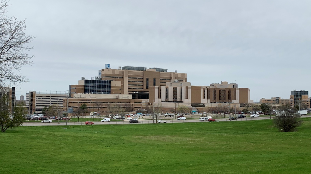 Victoria Hospital campus of London Health Sciences Centre, May 6, 2022. (Bryan Bicknell/CTV News)