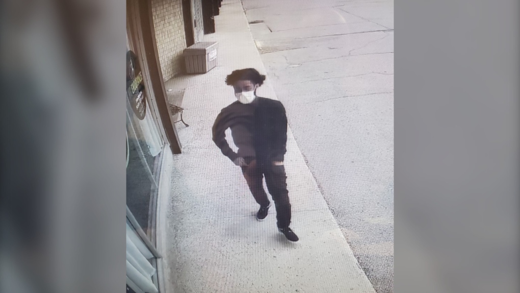 London police are looking for the person in this photo and believe they may have information regarding grandparent scams in London, Ont. (Source: London Police Service)