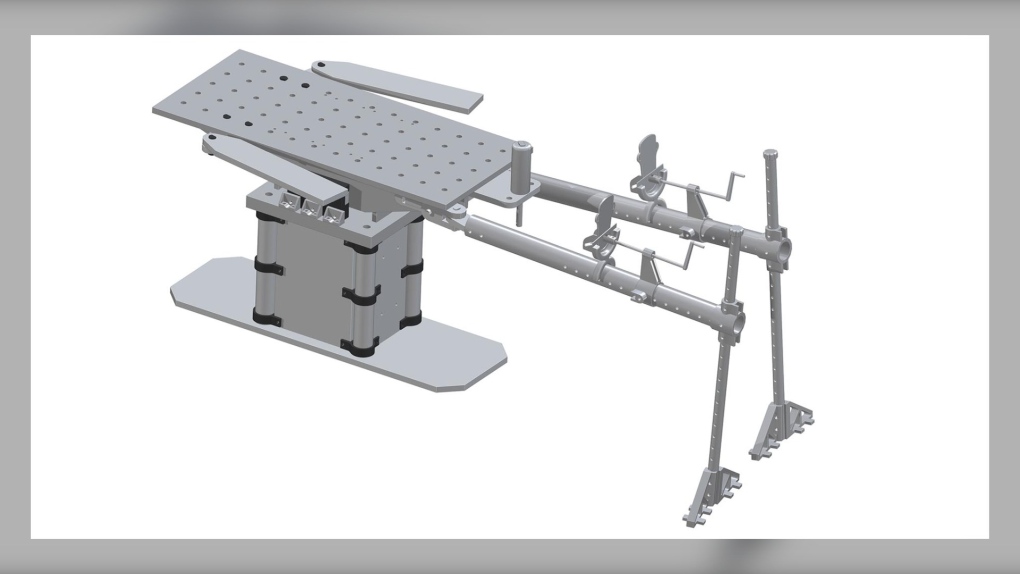 3D-printed surgical table. (Source: Western University)