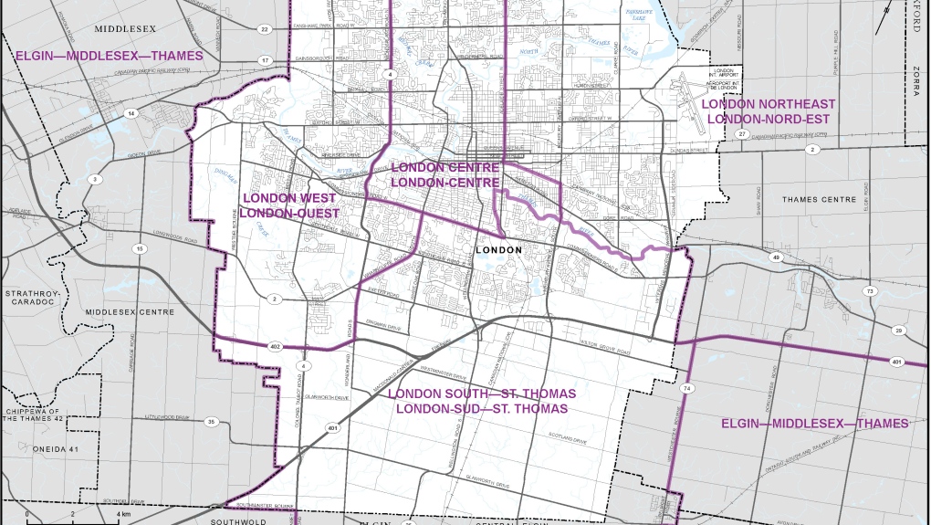 Proposed riding changes by the Independent Electoral Boundaries Commission for Ontario