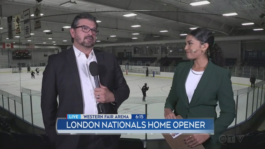 WEB EXTRA London Nationals home opener