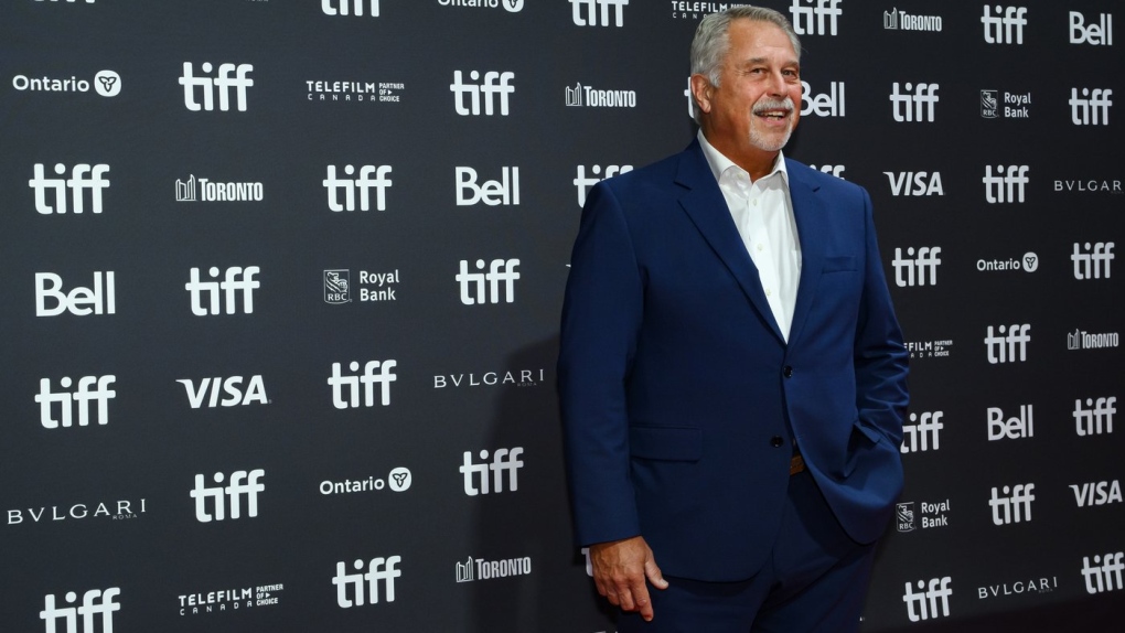 Ontario Minister of Tourism, culture and sport, Neil Lumsden is photographed during the Toronto International Film Festival, in Toronto, Saturday, Sept. 16, 2023. According to two sources, Lumsden, who won three Grey Cups as a fullback with Edmonton, has emerged as a candidate for the Elks’ full-time president position. (Source: THE CANADIAN PRESS/Christopher Katsarov)