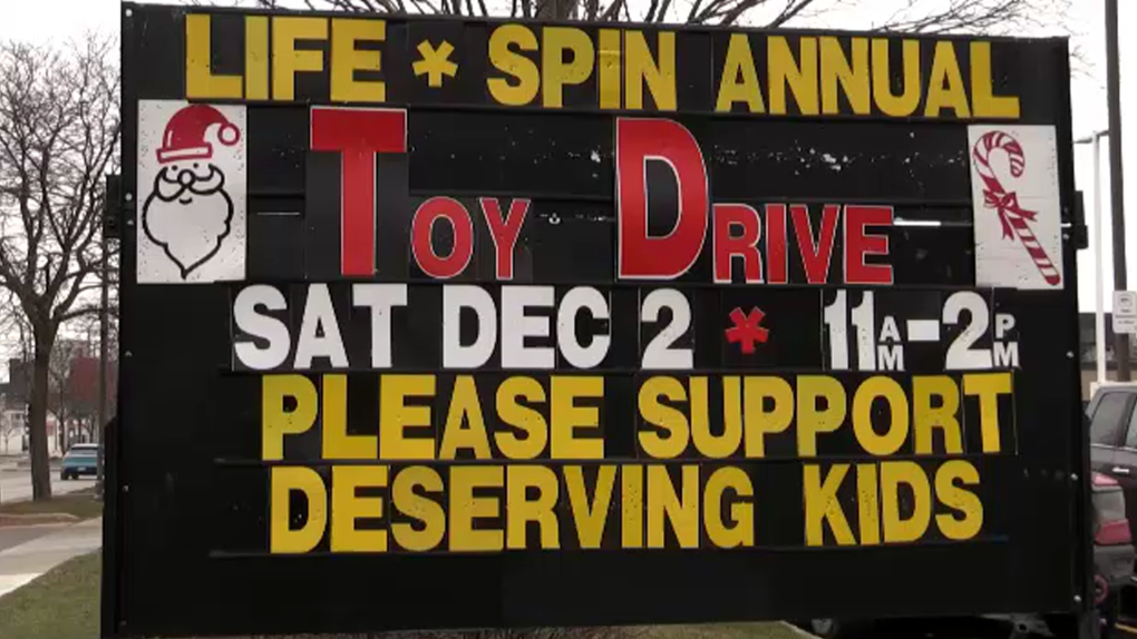 The 2023 Christmas Lights and Sirens Toy Drive for Life Spin happens Dec. 2, 2023. (CTV News) 