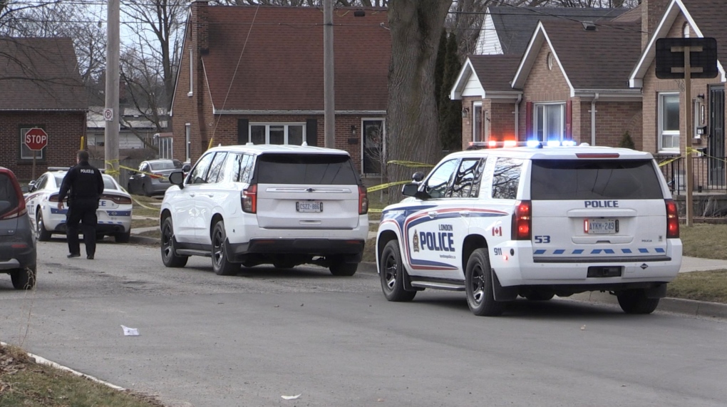 Police On Scene Of East London Shooting