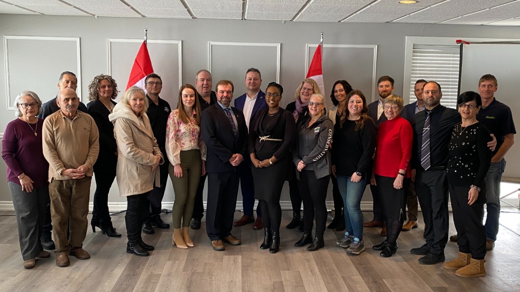 London West MP Arielle Kayabaga and Filomena Tassi of the Federal Economic Development Agency for Southern Ontario (FedDev Ontario), made an announcement in London, Ont. on March 3, 2023 of $4.5 million for tourism across the region. (Source: Arielle Kayabaga/Twitter)