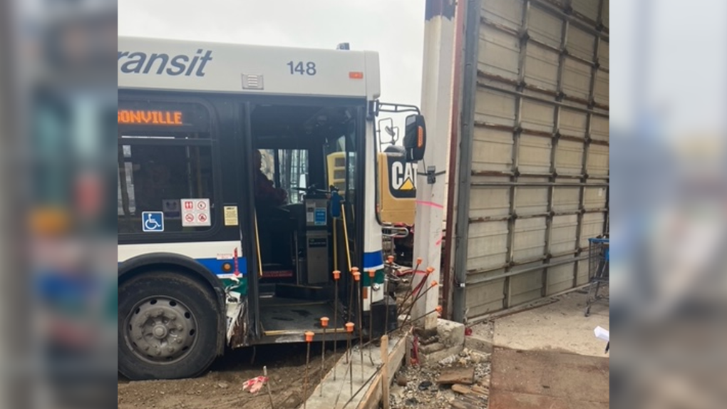 London police make arrest after bus driven into White Oaks Mall