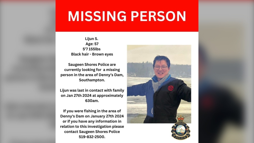 Saugeen Shores police still looking for missing angler