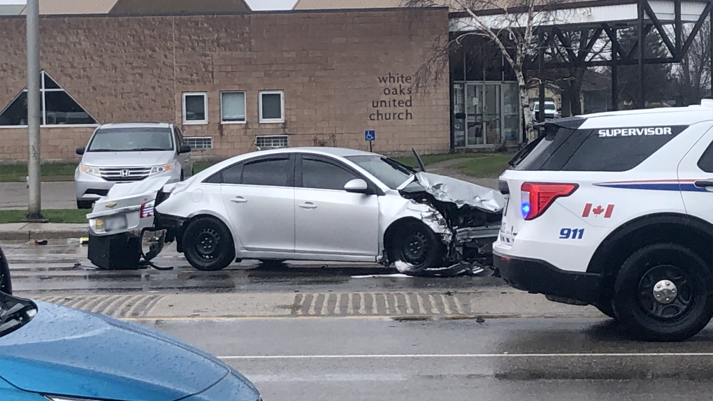 Crash at Southdale and Jalna | CTV News