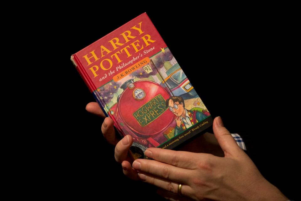 copy of the first harry potter book 