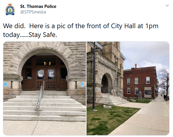 St. Thomas protest tweet