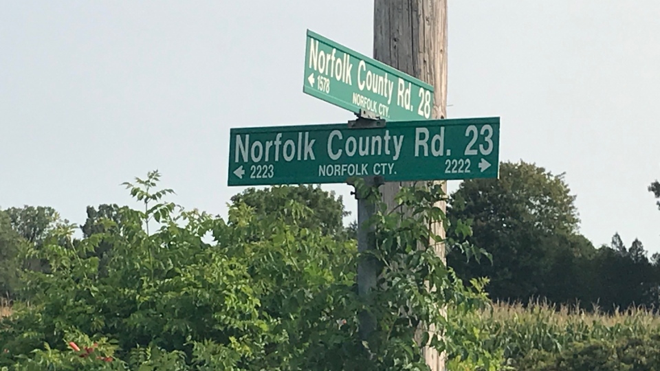 Norfolk County Rd. 23 at Norfolk County Rd. 28