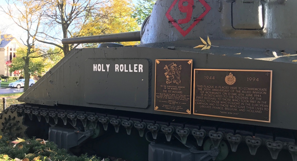 Holy Roller Sherman tank