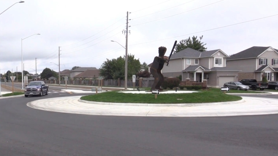 Fairview Avenue roundabout